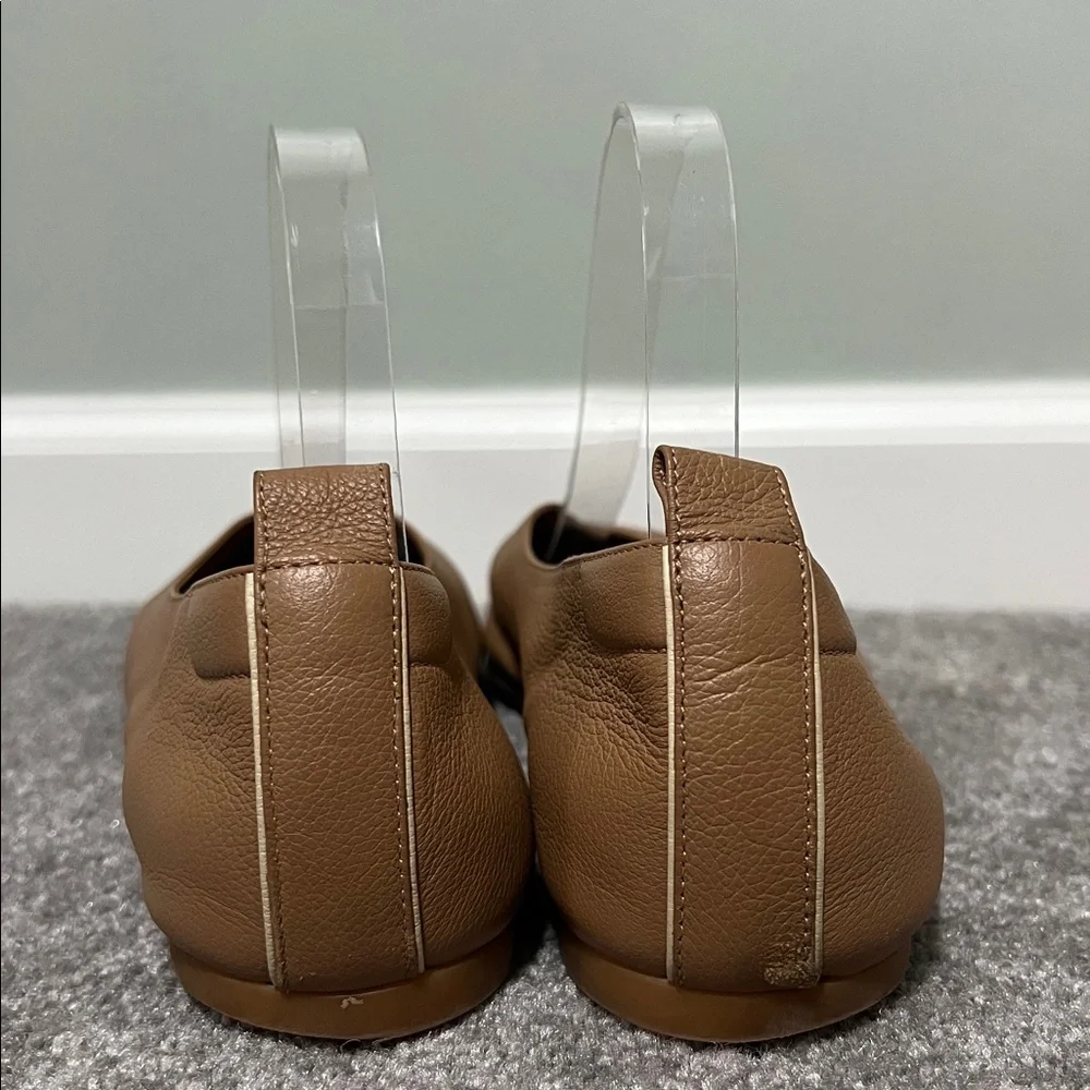 Everlane The Italian Leather Day Glove Flats in Tan-Brown size 10